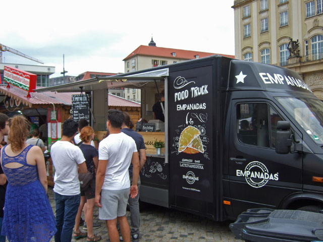 Food Truck auf dem Street Food Festival Dresden