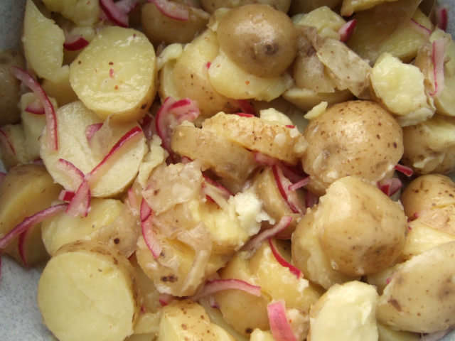 Rezept Kartoffelsalat zu Graved Lachs