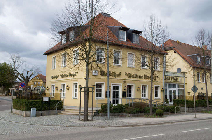 Gasthof Goldne Brezel Moritzburg, Restaurant mit regionaler deutscher sächsischer Küche