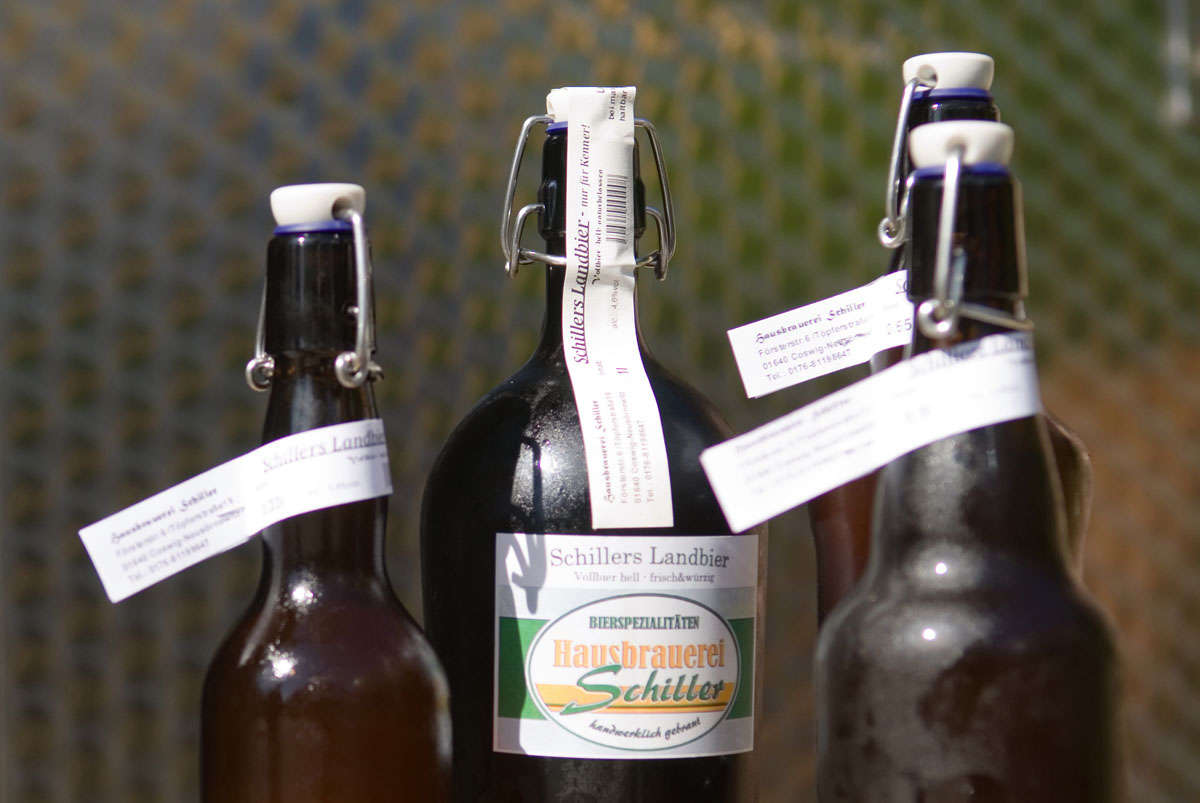 Bier aus der Privat- Brauerei Schiller Coswig bei Dresden