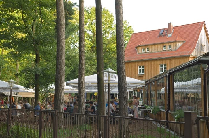 Biergarten des Waldmax in Dresden Trachenberge