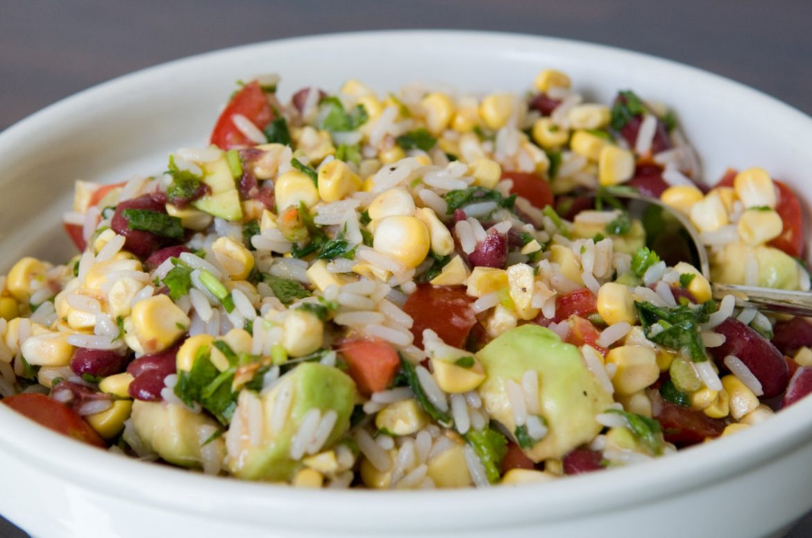 Rezept Mexikanischer Reissalat mit frischem Mais - schmeckt Hier