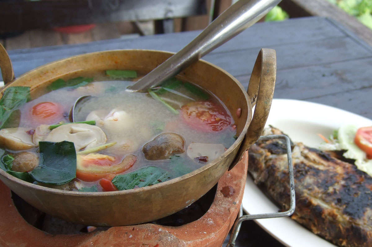 Test beste thailändische Tom Yam Gung Suppe in Dresden, authentisch original wie in Bangkok